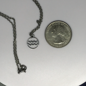 Aquarius Stainless Steel Necklace