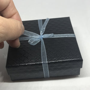 Handmade Adjustable Black Silk Fabric Bracelet (8 inches)