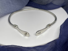 Load image into Gallery viewer, 925 Silver Lock Bangle Bracelet