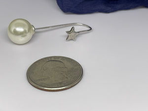 925 Silver Pearl Single Earring ( Only one)