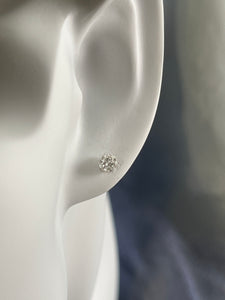 925 Silver Shiny Mini Ball Stud Earring