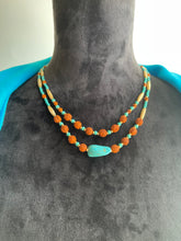 Load image into Gallery viewer, Double Strand Necklace with mixed materials