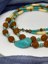 Load image into Gallery viewer, Double Strand Necklace with mixed materials