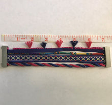 Load image into Gallery viewer, Sherpa, Embroidered and bead bracelet