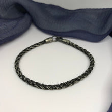 Load image into Gallery viewer, Holistic, Hand-Woven Silver Bracelet, Size 7 3/4&#39;&#39;
