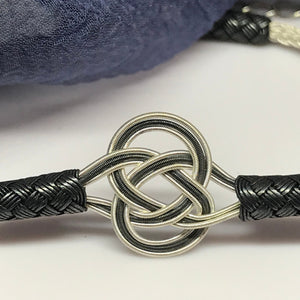 Hand-Woven Silver Bracelet Size 7''+2'' extension