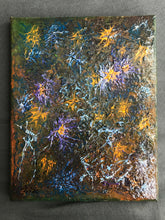 Load image into Gallery viewer, Painting Canvas, Acrylic, Epoxy Resin Paint, Glow in the Dark, Handmade, Abstract 6
