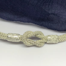 Load image into Gallery viewer, Hand-Woven Silver Bracelet Size 7 1/2&#39;&#39;, grace