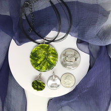Load image into Gallery viewer, Ikita Paris Vintage Green Necklace, Earring and Ring set