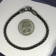 Load image into Gallery viewer, Holistic, Hand-Woven Silver Bracelet, Size 7 3/4&#39;&#39;