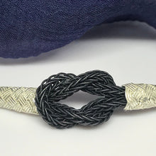Load image into Gallery viewer, Memories to remember, Hand-Woven Silver Bracelet Size 7 1/2&#39;&#39;