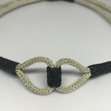 Load image into Gallery viewer, Stuck on you, Hand-Woven Silver Bracelet Size 10 1/2&#39;&#39;